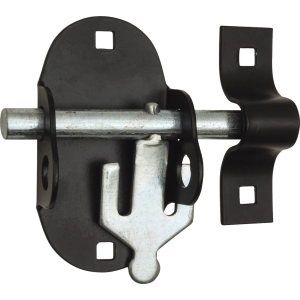 102mm Oval Padbolt Black 