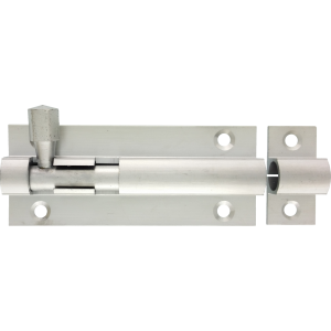  63mm x  25mm Straight Barrel Bolt Satin Chrome