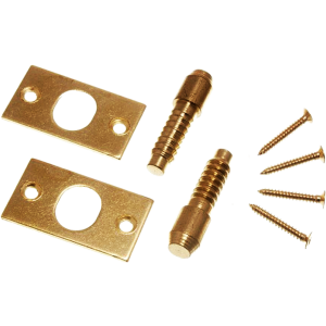 High Security Door Hinge Bolts Brass Plated