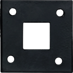 Drop Down Bolt Square Keep Black