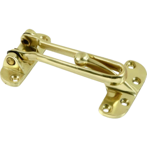 Door Guard Restrictor Polished Brass