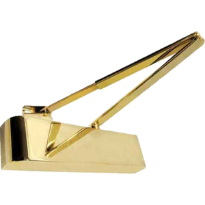 Overhead Door Closer Polished Brass