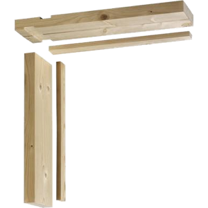 120mm Softwood Door Frame Lining Kit 838