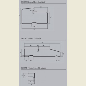 Universal Oak Door Frame with Sill