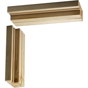 145mm Softwood FD30 Fire Door Casing Untrenched 838
