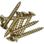 Door Handle Gold Screws