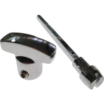 Replacement Bathroom Lock Door Handle Thumb Turn And Release Polished Chrome