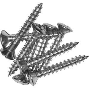 Door Handle Silver Screws