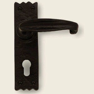 Wellington Black Iron Euro Lock Handle