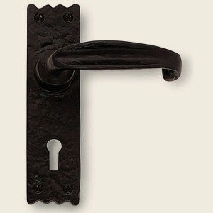 Antique Black Lock Handle