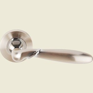 Artemis Lever On Rose - Dual Finish Door Handles