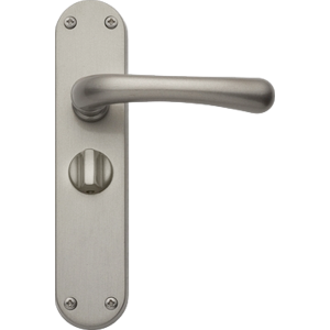 Idro Privacy Door Handles Satin Nickel
