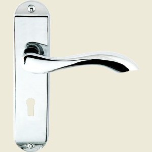  Broadway Polished Chrome Door Handles