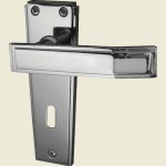 Hamilton Deco Satin Chrome Door Handles