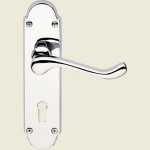 Churchill Epsom Polished Chrome Door Handles