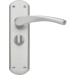 Garda Privacy Door Handles Satin Nickel