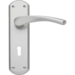 Garda Sash Lock Door Handles Satin Nickel