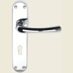 Genoa Polished Chrome Lock Handles