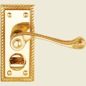 Georgian Brass Privacy Handle