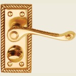 Georgian Brass Privacy Handles