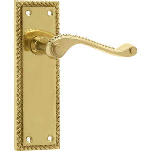 Georgian Scroll Latch Lever Handles