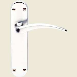 Gull Polished Chrome Latch Lever Handles