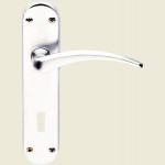 Clifton Gull Polished Chrome Door Handles