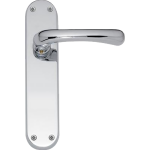 Idro Latch Door Handles Polished Chrome