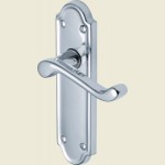 Meridian Polished Chrome Lever Latch Handles