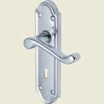 Staines Meridian Polished Chrome Door Handles