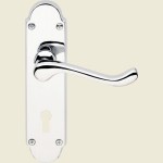 Saffron Walden Osprey Suite Polished Chrome Door Handles