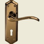 South Woodford Paris Antique Bronze Door Handles