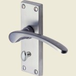 Sophia Satin Chrome Privacy Handles