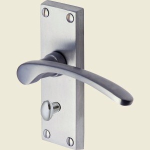 Sophia Satin Chrome Privacy Handles