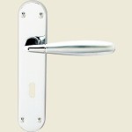 Crewkerne Stylo Dual Finish Chrome Door Handles