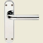 Twin Finish Latch Lever Handles