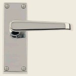 Victorian Chrome Plated Latch Handle