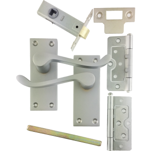 Victorian Scroll Lever Handle Latch Pack