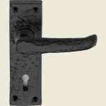 Windsor Black Iron Lock Handle