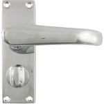 Windsor Privacy Lever Handles Polished Chrome