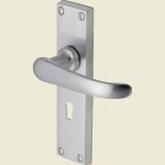 Loch Ness Windsor Satin Chrome Door Handles