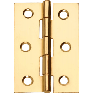 3 Inch 1838 Pattern Steel Hinge Electro Brass