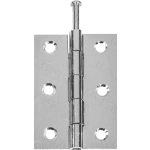 75mm 1840 Pattern Loose Pin Hinge Polished Chrome