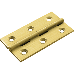 3 Inch Door Butt Hinge Self Coloured Brass