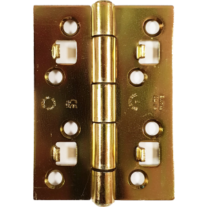 4 Inch Security Door Hinge Brass Plate
