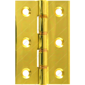  76mm DSW Butt Hinge Polished Brass
