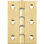 3 Inch Washered Butt Hinge Polished Brass