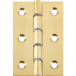 3 Inch Washered Butt Hinge Polished Brass