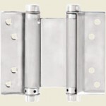 125mm Satin Stainless Steel Double Action Spring Hinge