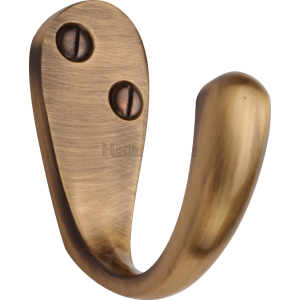 Plain Robe Coat Hook Antique Brass Plain Robe Coat Hook Antique Brass